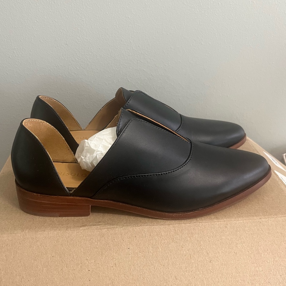Nisolo Black Leather Loafers